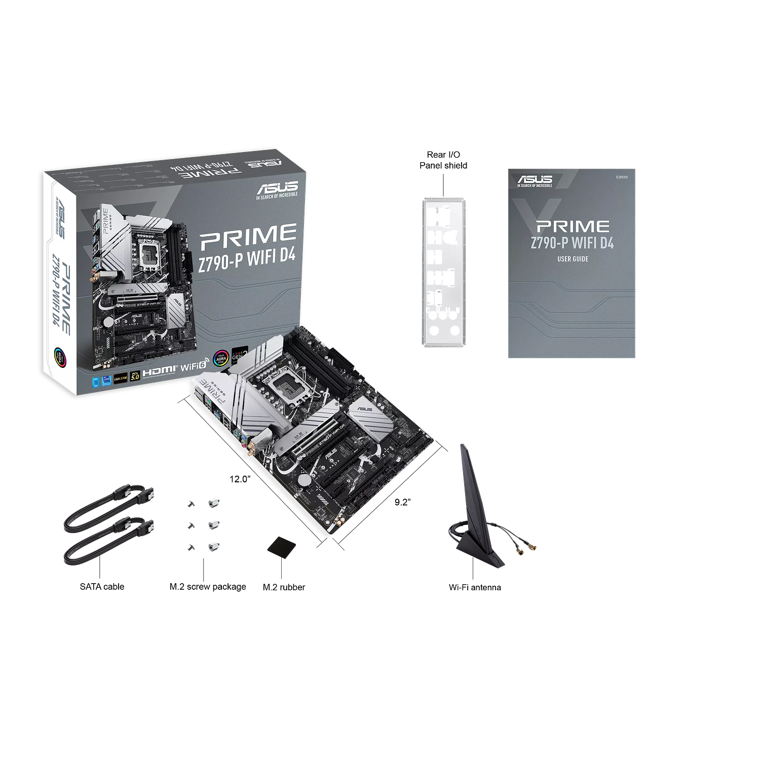 ASUS PRIME Z790-P WIFI D4 Placa Madre Intel Z790 LGA 1700 ATX con PCIe 5.0 8