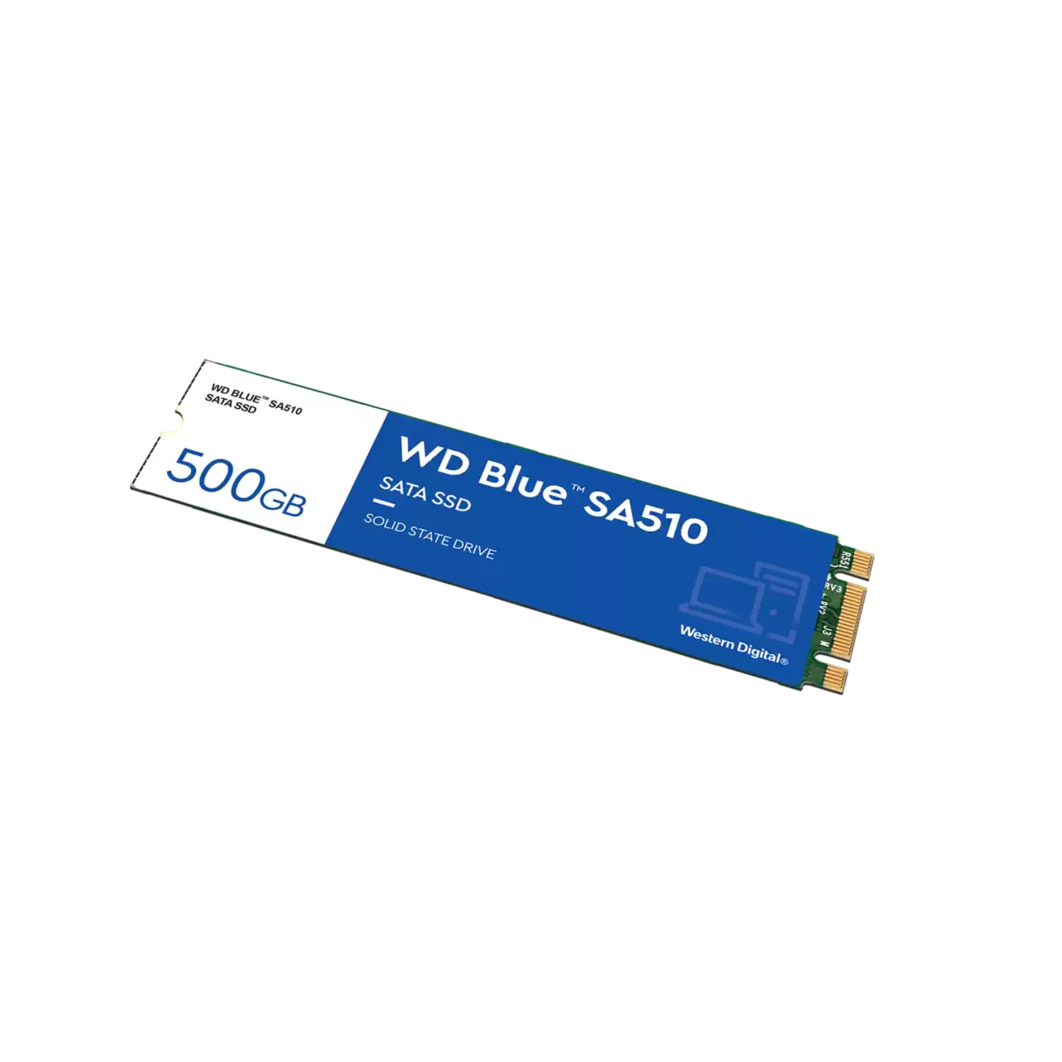 Western Digital Blue Disco SSD SA510 SATA M.2 2280 500 GB 3