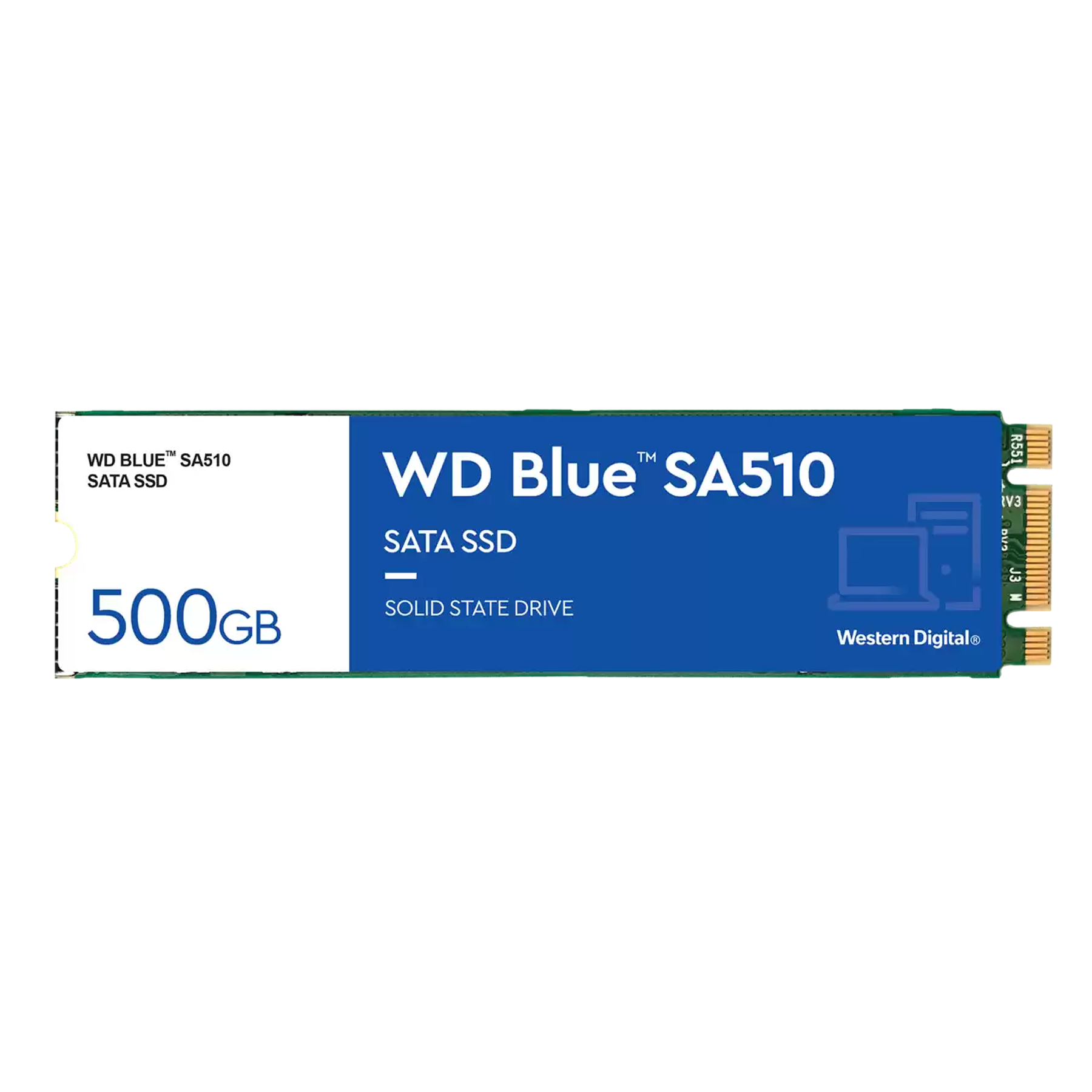 Western Digital Blue Disco SSD SA510 SATA M.2 2280 500 GB