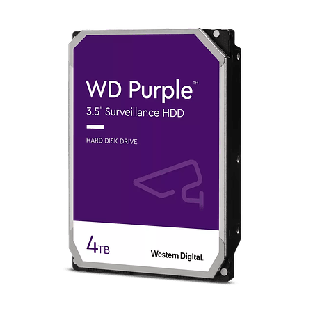 Western Digital Purple Pro Disco Duro para Video Inteligente 4TB 256MB