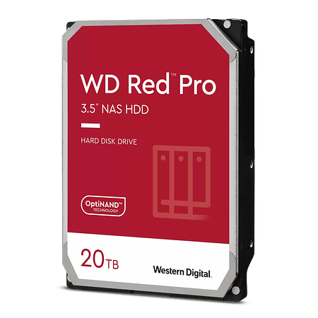 Western Digital Red Pro NAS Disco Duro 20TB 512 MB