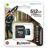 Kingston Canvas Go Tarjeta De Memoria MicroSD Plus 512 GB