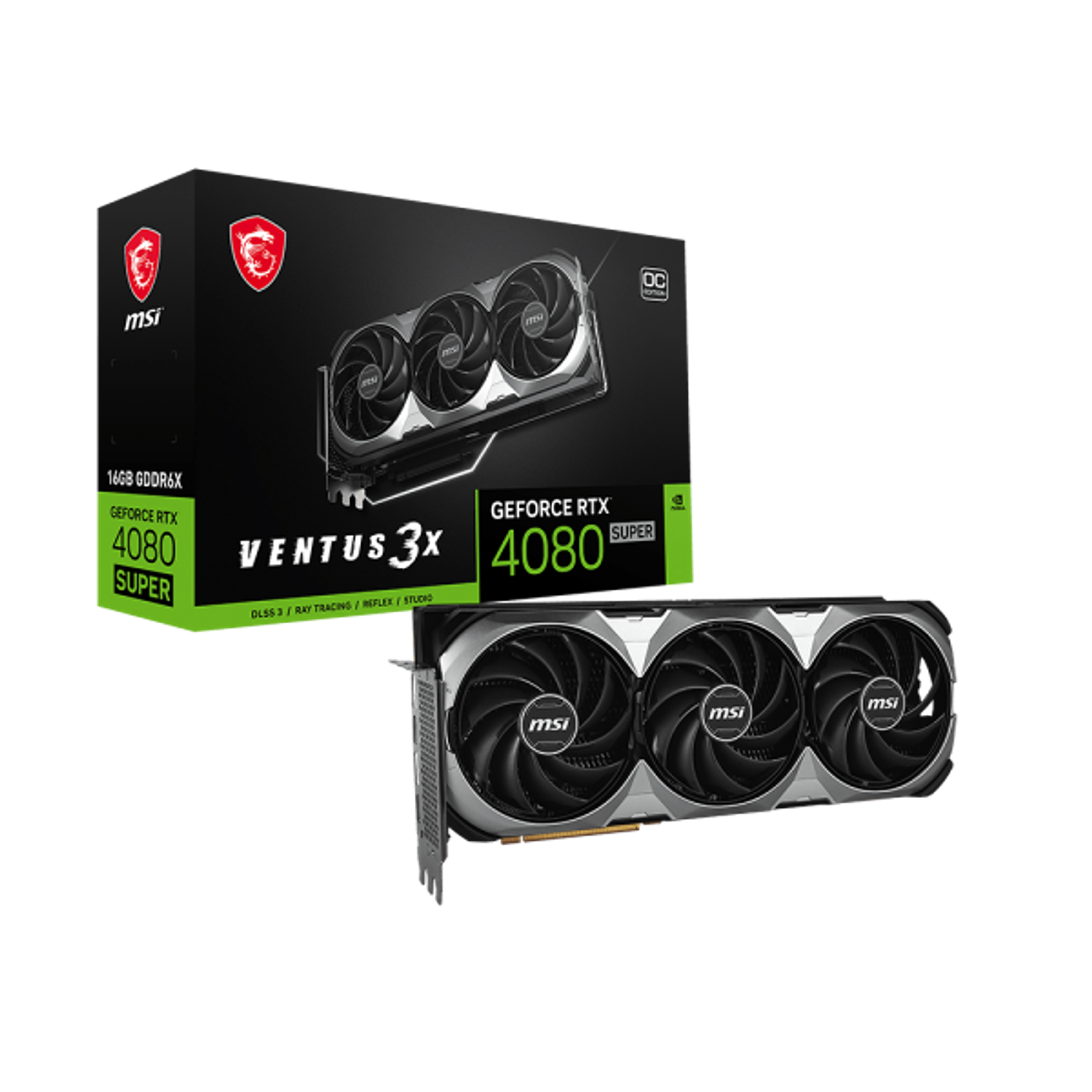MSI GeForce RTX 4080 SUPER 16G VENTUS 3X OC Tarjeta Grafica 5