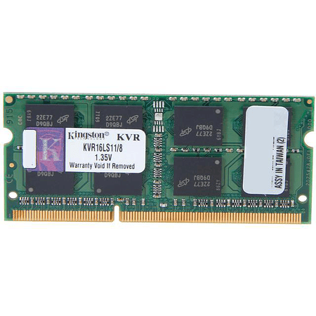 Kingston ValueRam Memoria Ram [KVR16LS11/8WP] 1 x 8GB  SO-DIMM DDR3L 1600MHz