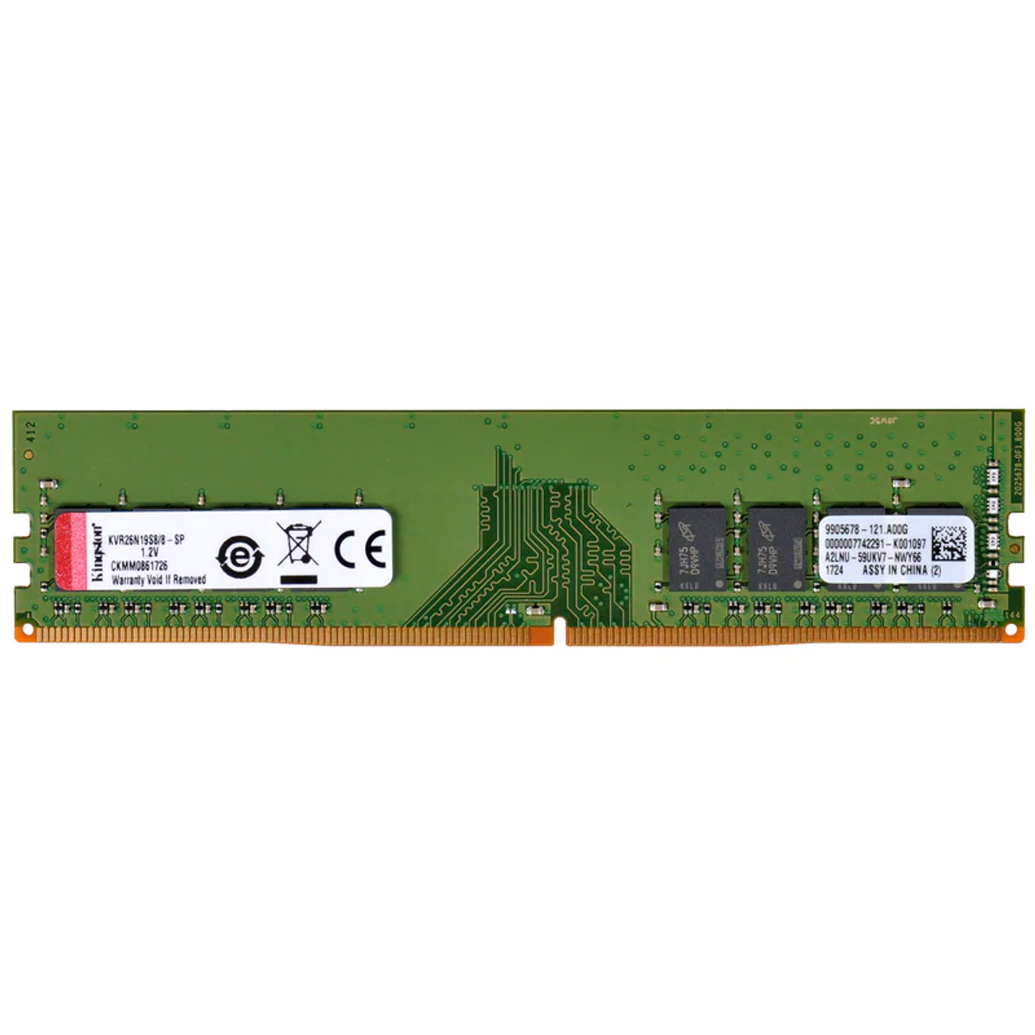 Kingston [KTD-PE426E/8G] Memoria Ram 8GB DIMM DDR4 2666 MHz 1