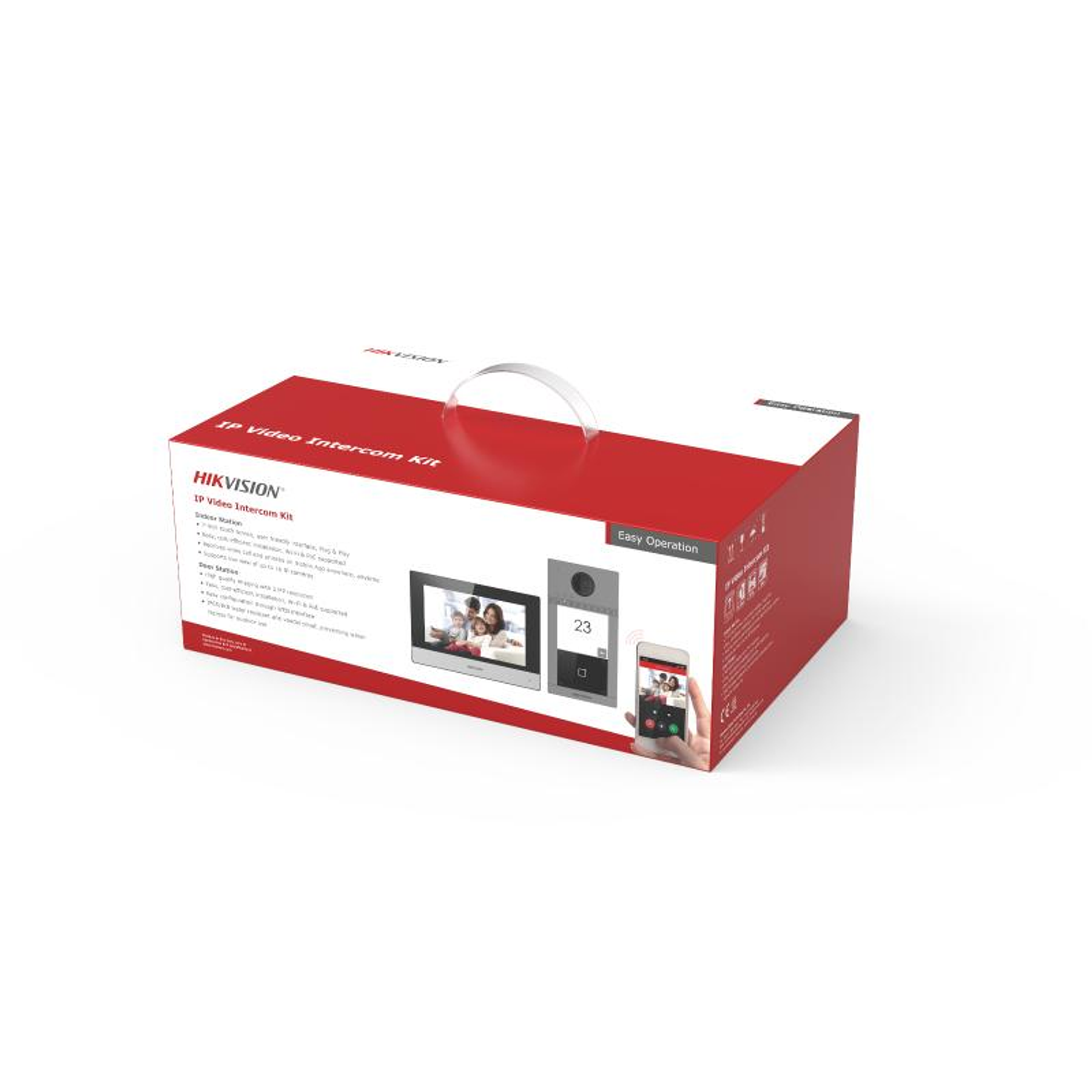 Hikvision DS-KIS604-P(B) Kit de Videoportero IP
