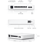Ubiquiti UniFi USW-Enterprise-8-PoE Switch de 8 Puertos PoE+ de 2,5 GbE y 2 Puertos 10G SFP+ - Miniatura 2
