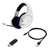 HyperX Cloud Stinger Core Audifonos Inalámbricos para PlayStation Color Azul y Blanco