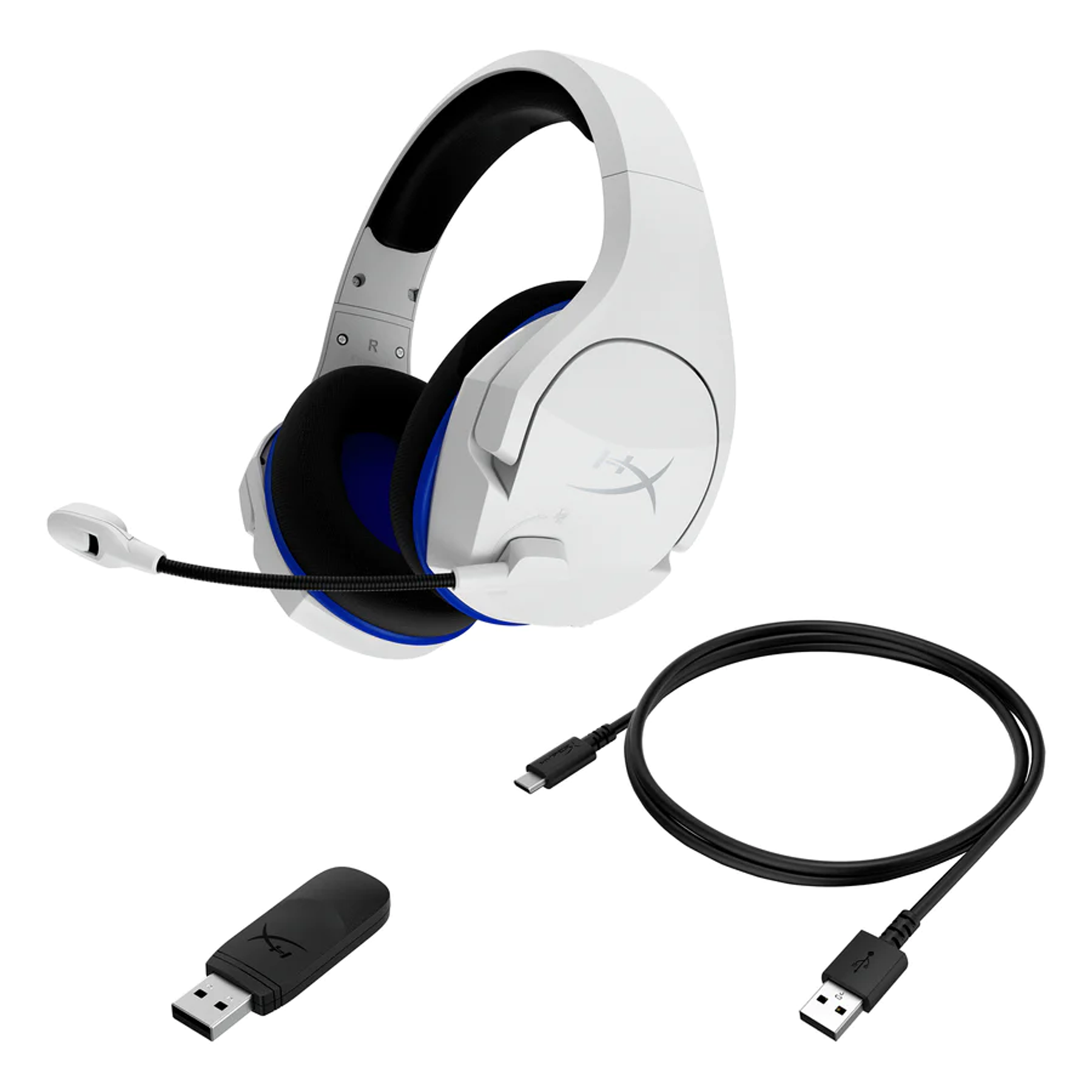 HyperX Cloud Stinger Core Audifonos Inalámbricos para PlayStation Color Azul y Blanco