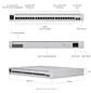 Ubiquiti UniFi USW-Enterprise, Switch 24 Puertos, Gestionado, L3, Gigabit SFP, PoE, 400W - Miniatura 3