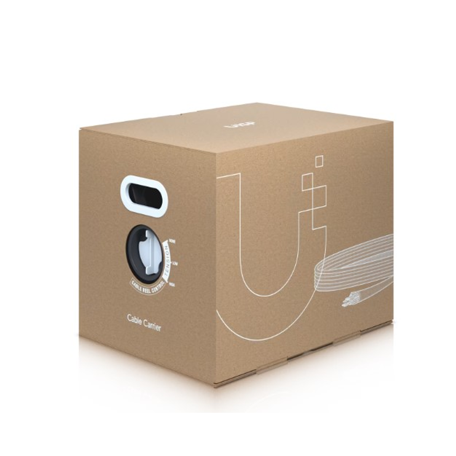 Ubiquiti UISP, Cable Red, Cat5e, SF, UTP, 305mts, Exterior