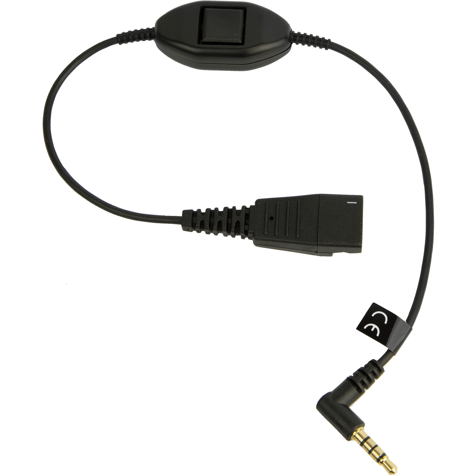 Jabra Cable Auriculares QD Jack 3.5mm Negro