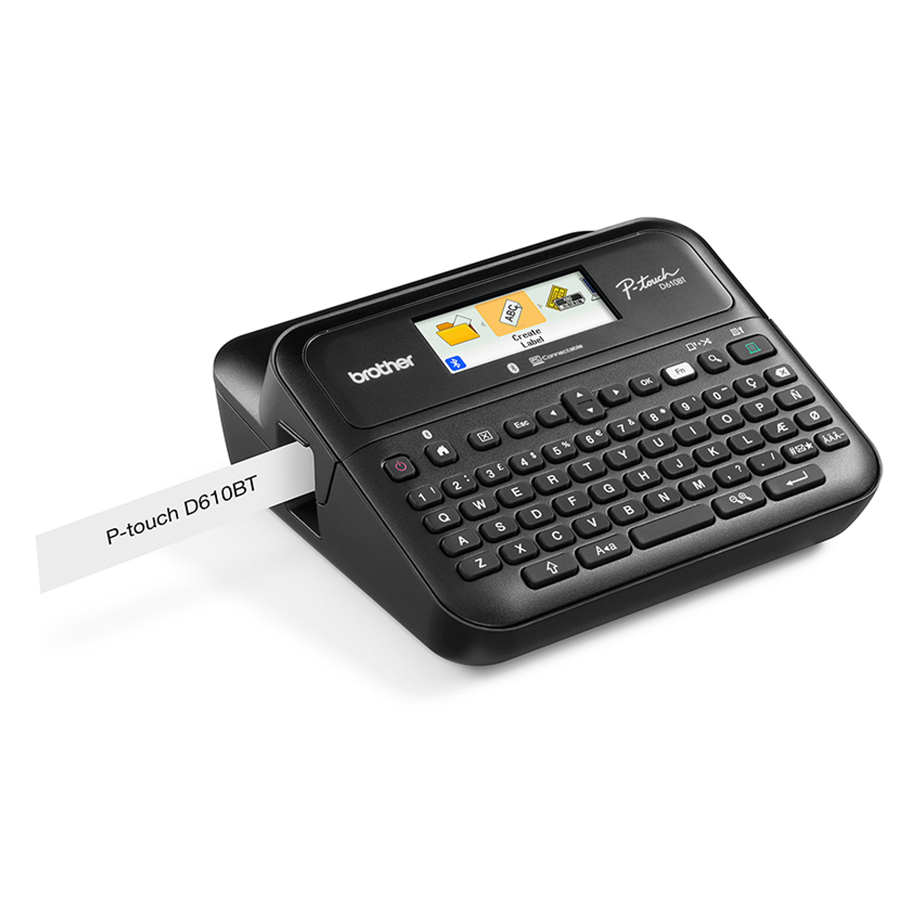 Brother P-Touch PTD610BTVP Rotuladora Electrónica de Escritorio con Conectividad USB y Bluetooth