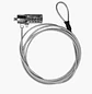 Xtech XTA-110, Candado para Notebook, Combinación 4 Dígitos, Cable 1.83 m, Plata - Miniatura 1