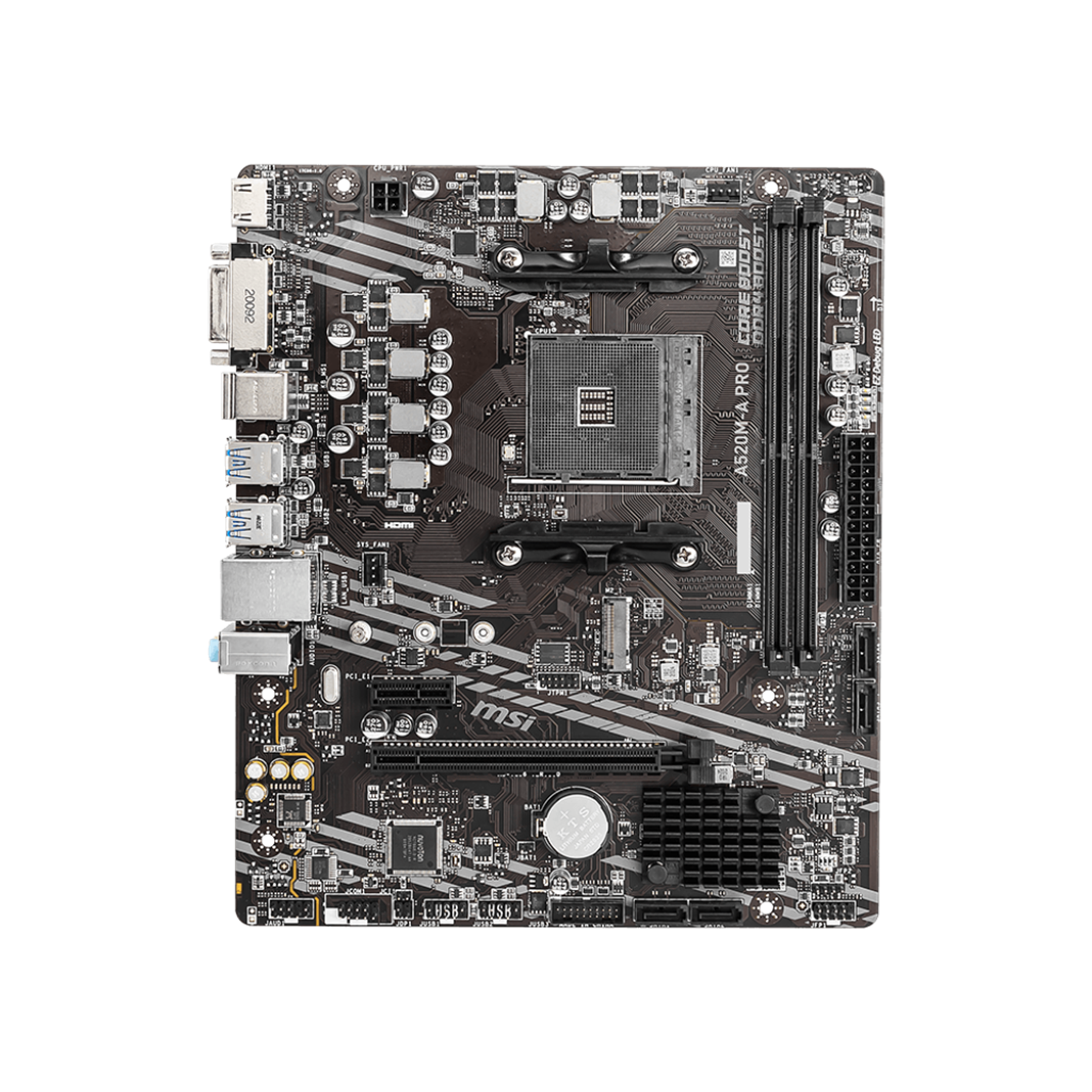 MSI A520M-A PRO Placa Madre AMD A520 Chipset 