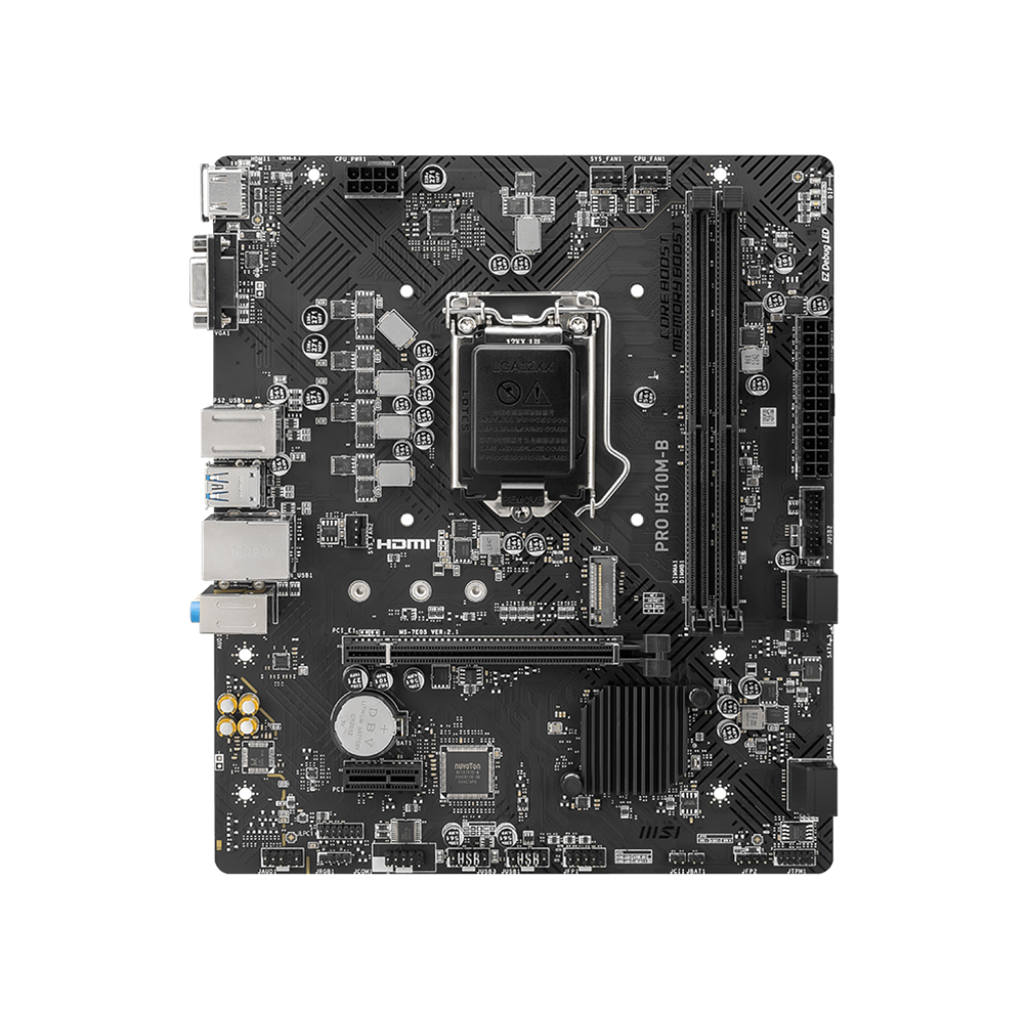 MSI PRO H510M-B Placa Madre Sócket LGA 1200 1