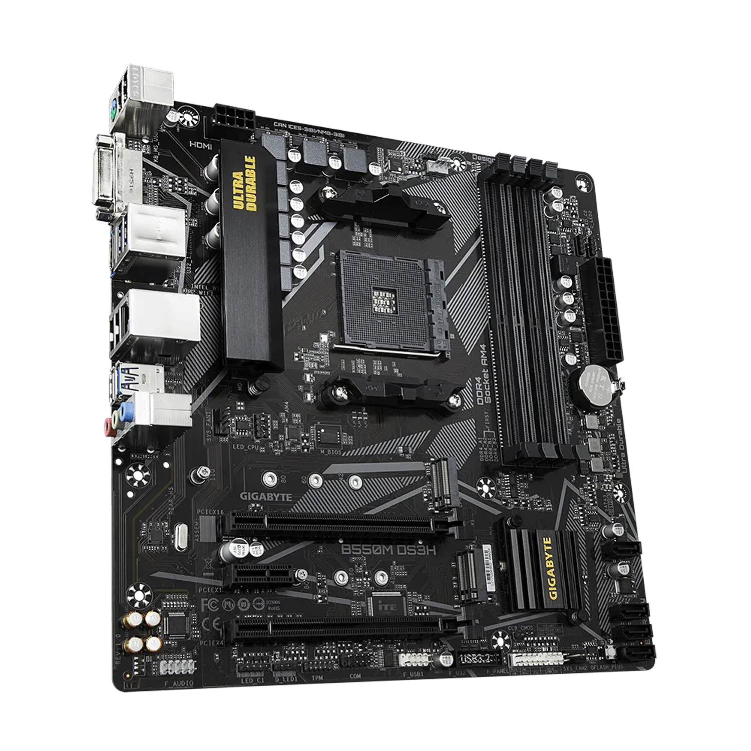 Gigabyte B550M DS3H - 1.0 Placa Madre Micro ATX Socket AM4 AMD B550 Chipset 2