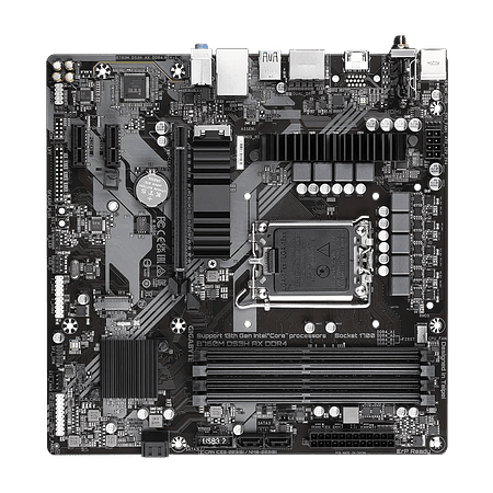 Gigabyte B760M K Placa Madre Micro ATX LGA1700 Socket Intel B760 