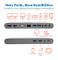 Tripp Lite U442-DOCK4-INT Docking USB-C, 4K HDMI/ VGA, USB 3.x (5 Gbps), GbE, Carga PD 100 W - Miniatura 7