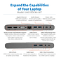 Tripp Lite U442-DOCK4-INT Docking USB-C, 4K HDMI/ VGA, USB 3.x (5 Gbps), GbE, Carga PD 100 W - Miniatura 8