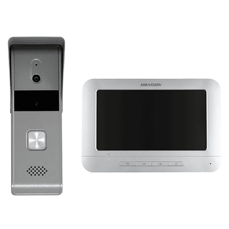 Hikvision DS-KIS203T Sistema de Intercomunicación de Vídeo Cableado 7" Monitor LCD 1 Cámara(s) 