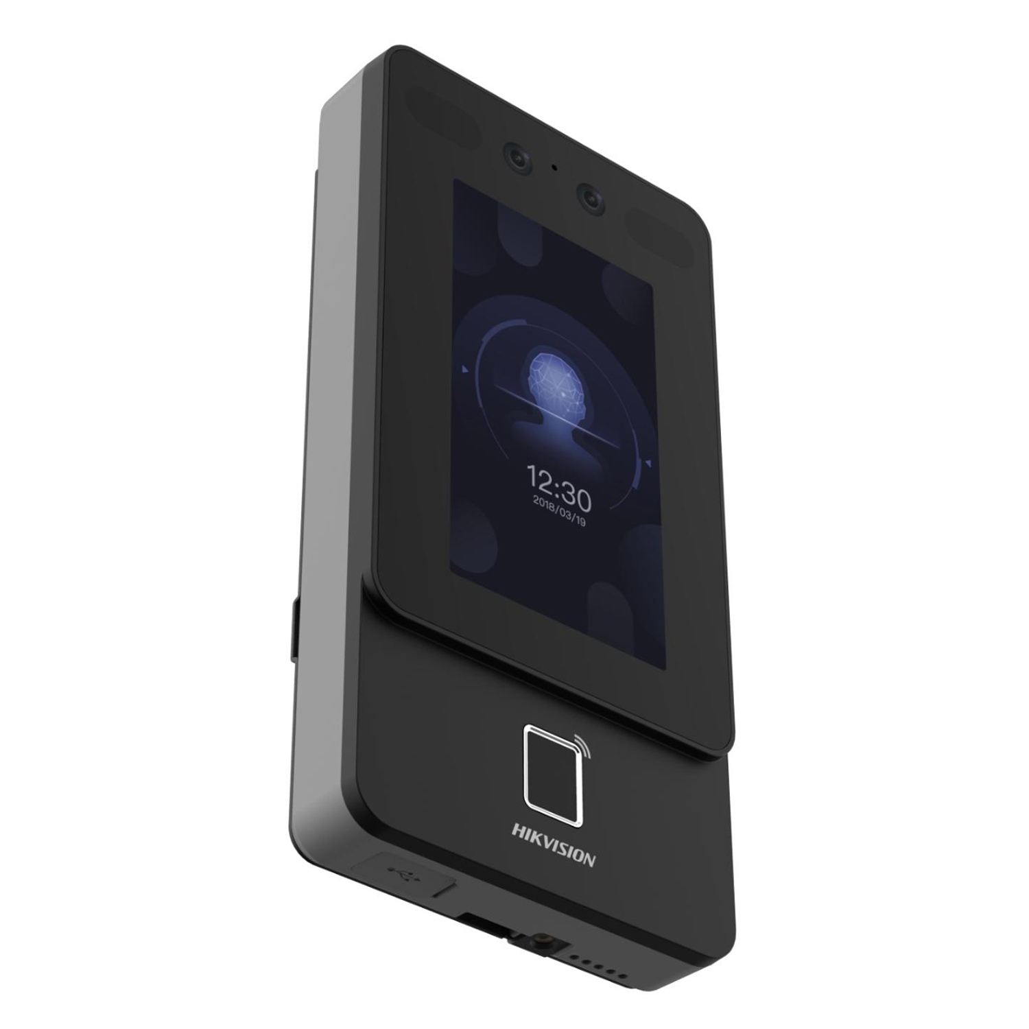 Hikvision DS-K1T342MFWX-E1, Reconocimiento Facial, 2MP, 1.5k, Rostros, 3k, Tarjetas, Huellas 3