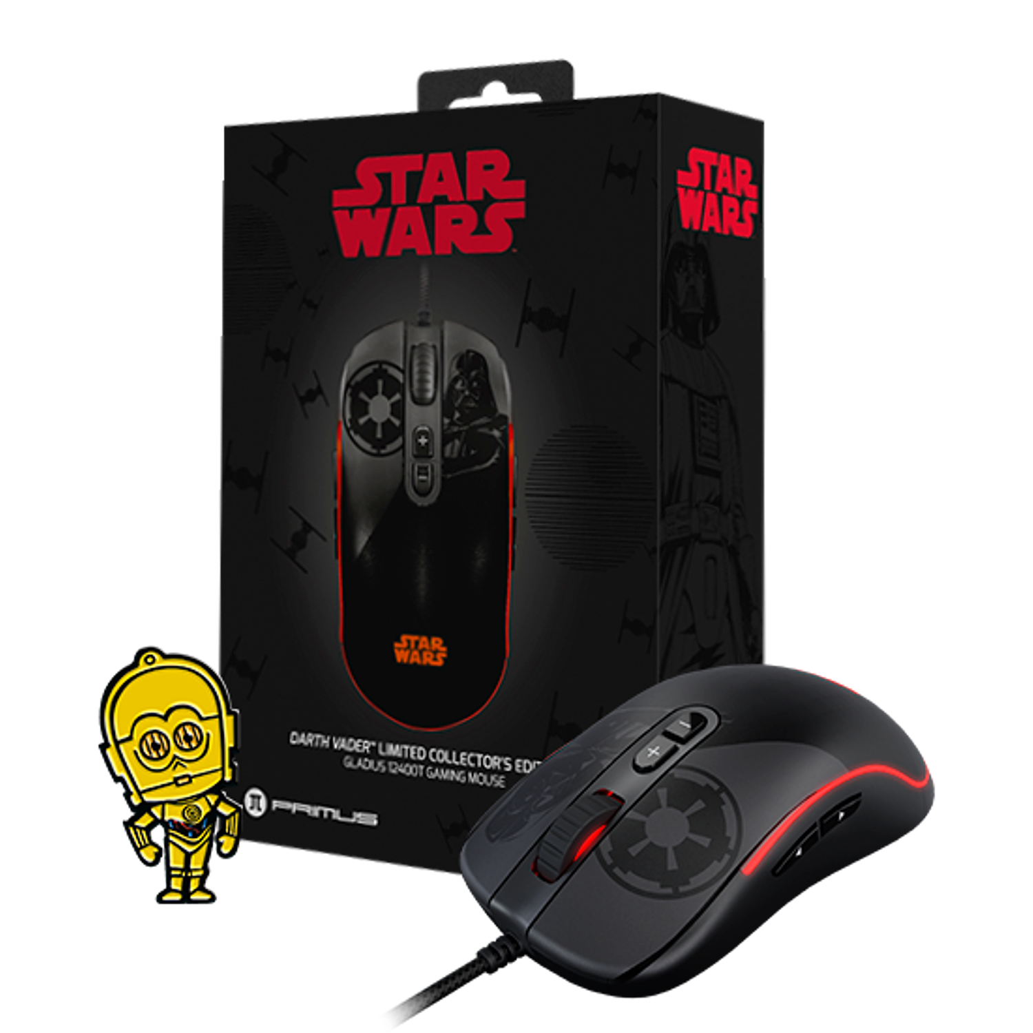 Primus Gaming PMO-S203DV Mouse Gamer Darth Vader 12400T 8