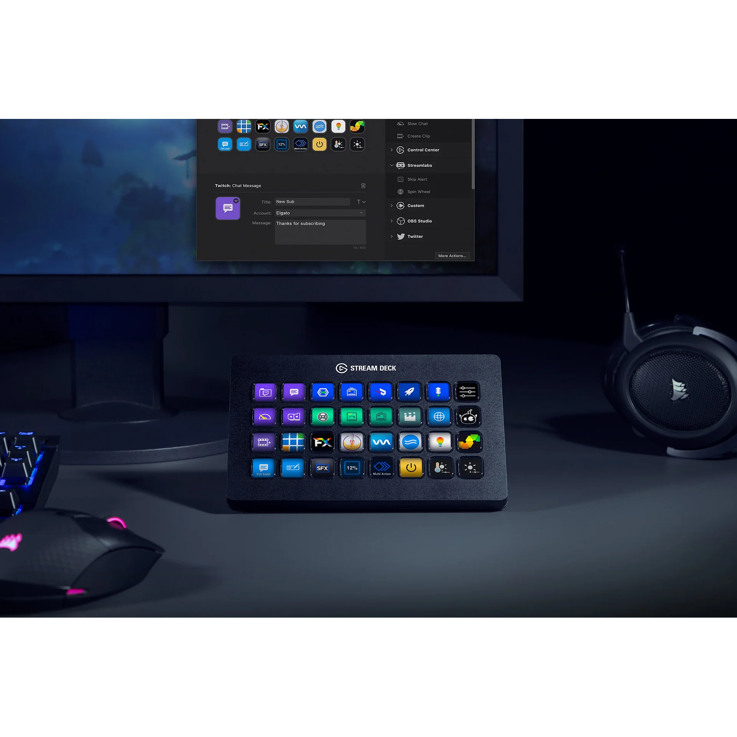 Elgato Stream Deck XL Stream Video Controller USB 3