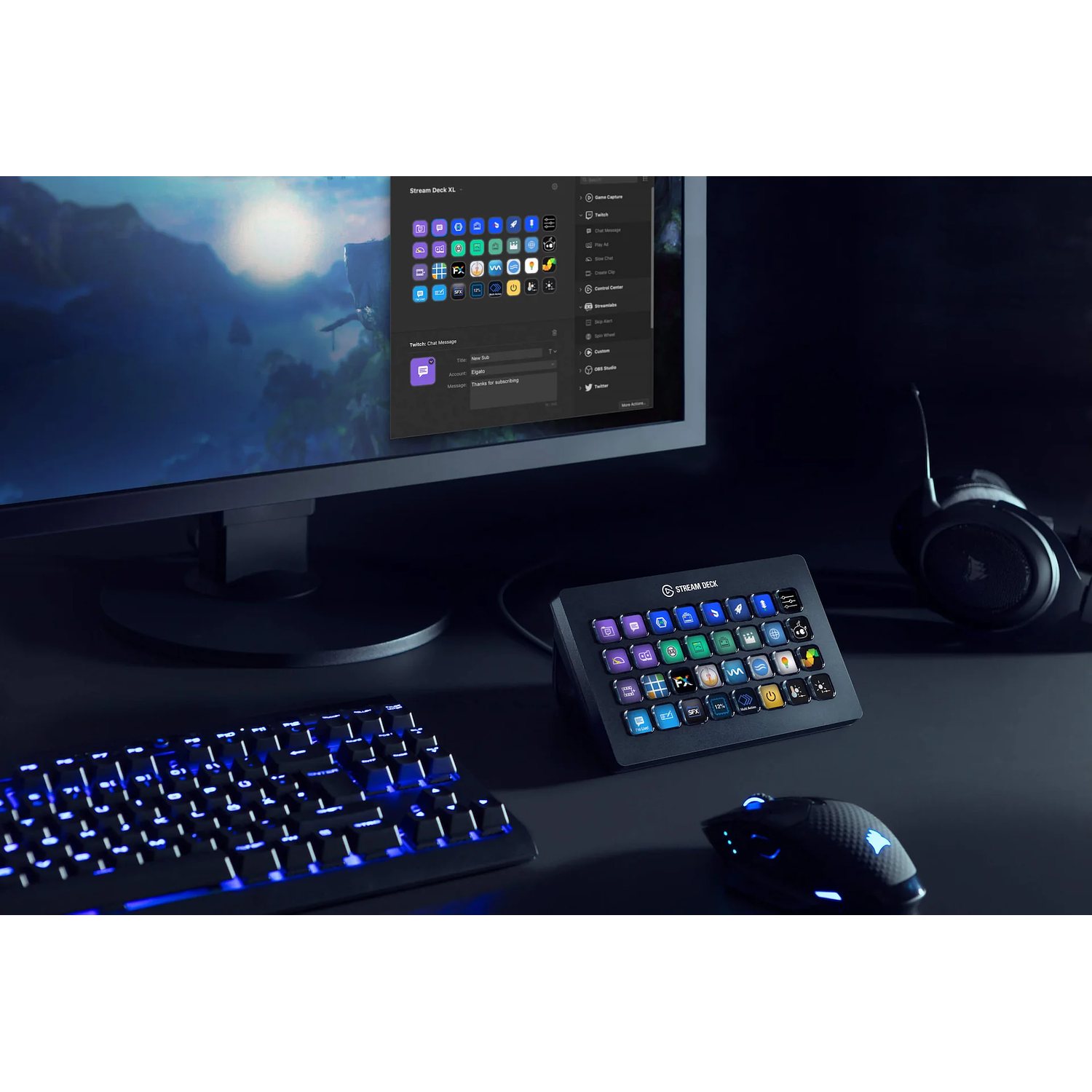 Elgato Stream Deck XL Stream Video Controller USB 5