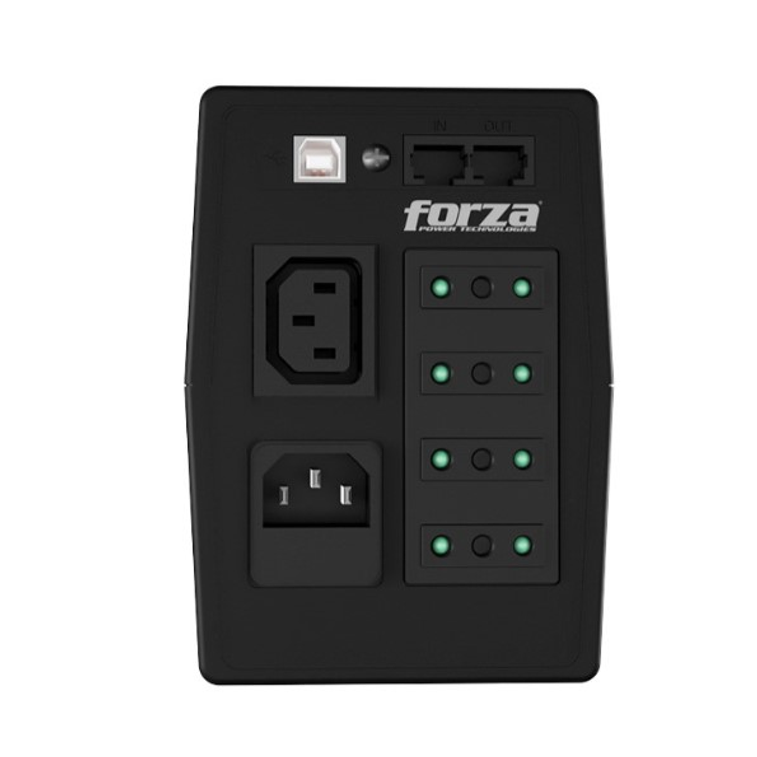 FORZA SL-812UL-C UPS Interactiva 800VA, 480W, 220V, Pantalla LCD Táctil, USB 3