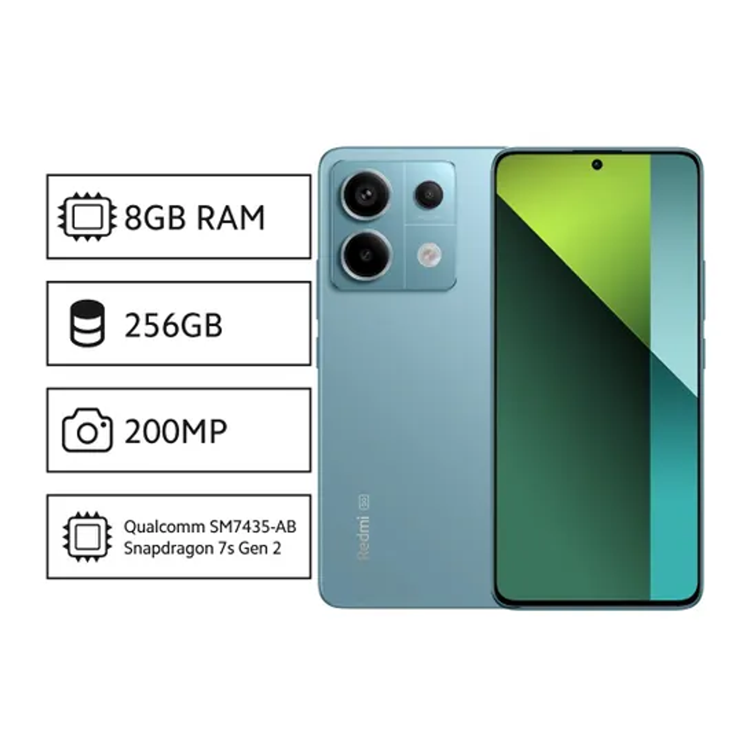 Xiaomi Note 13 Pro 8GB+256GB Celular Color Azul 1