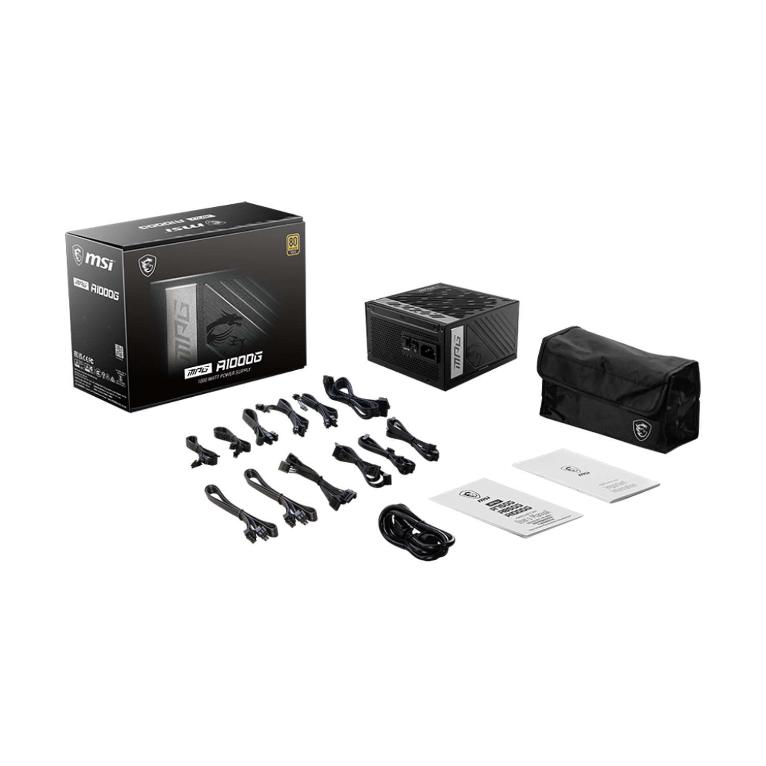 MSI MPG A1000G PCIE5 80 Plus Gold Fuente de Poder 6