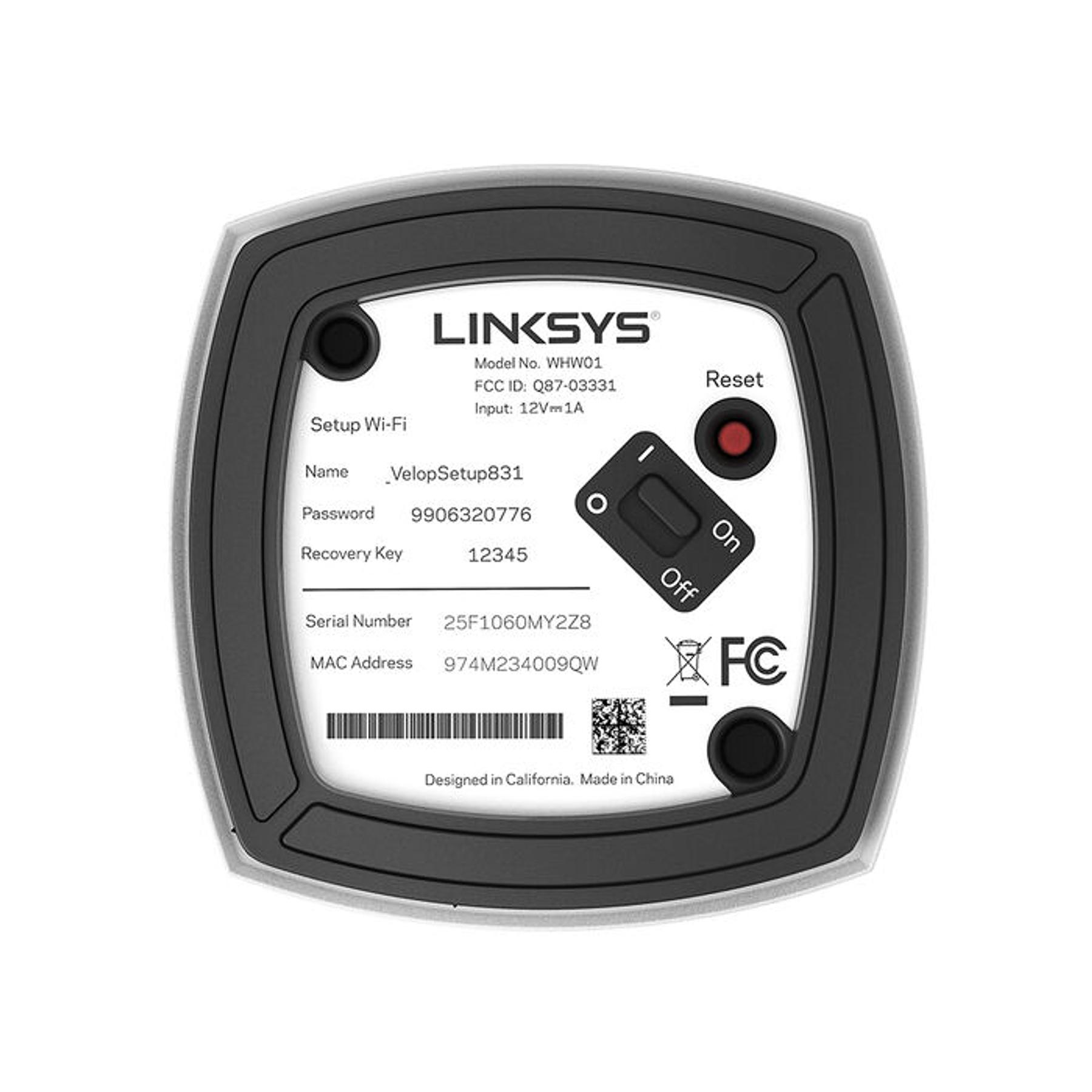 Linksys WHW0102 VELOP Router Sistema WiFi 5 de Malla Inteligente [2 unidades]