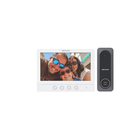 Hikvision DS-KIS212 Kit de Videoportero HD de 4 Cables
