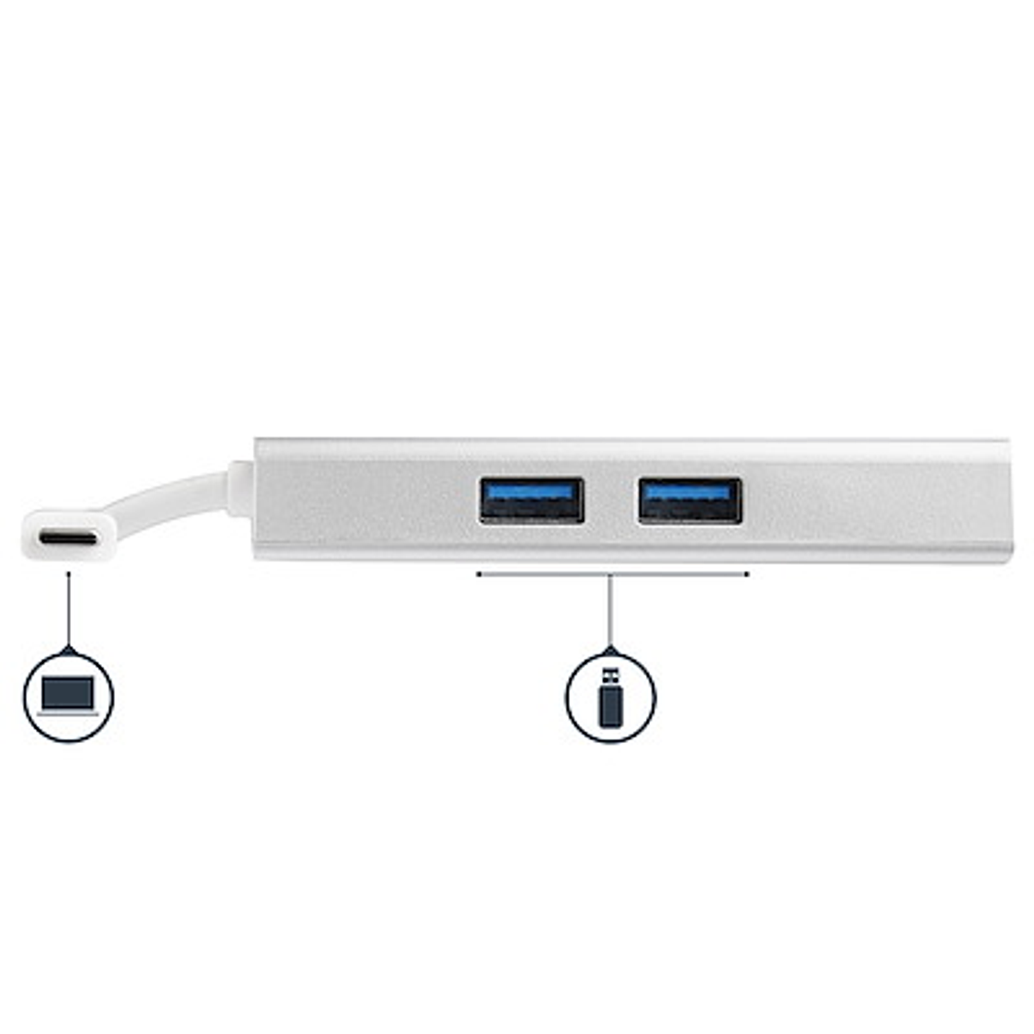 StarTech DKT30CHPDW Adaptador USB-C Multifunción Para Notebooks Color Blanco 2