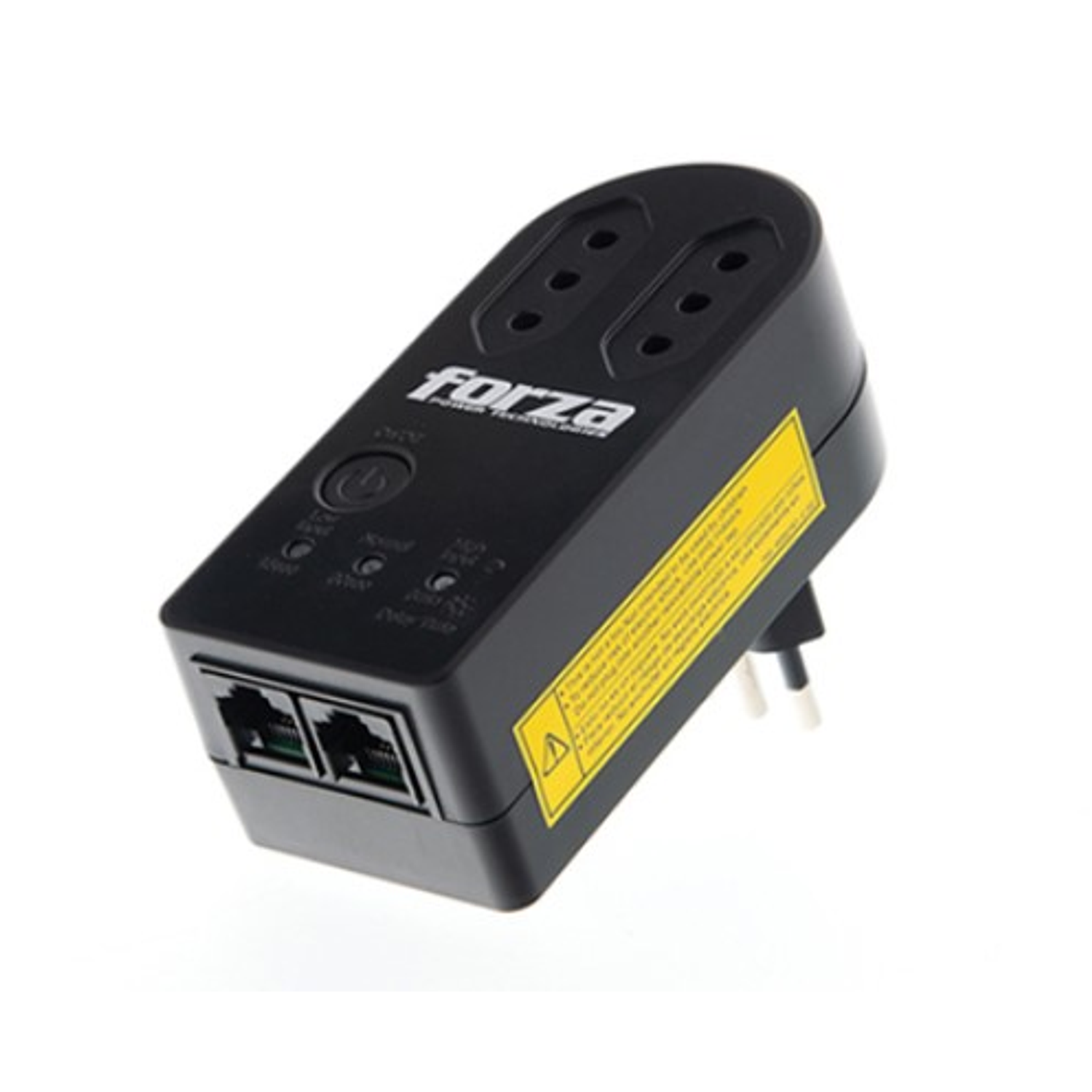 Forza FVP-1202N-C Protector Voltaje AC 220V 2 Tomas Corriente Color Negro 4