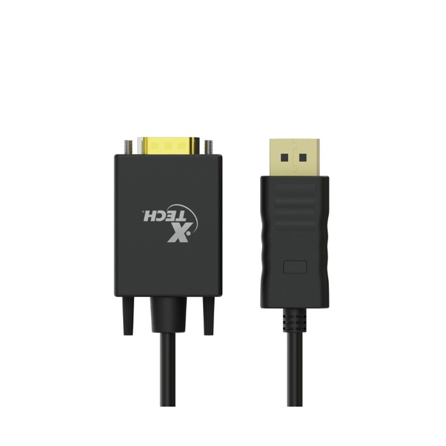 Xtech Adaptador con Conector DisplayPort Macho a VGA Macho