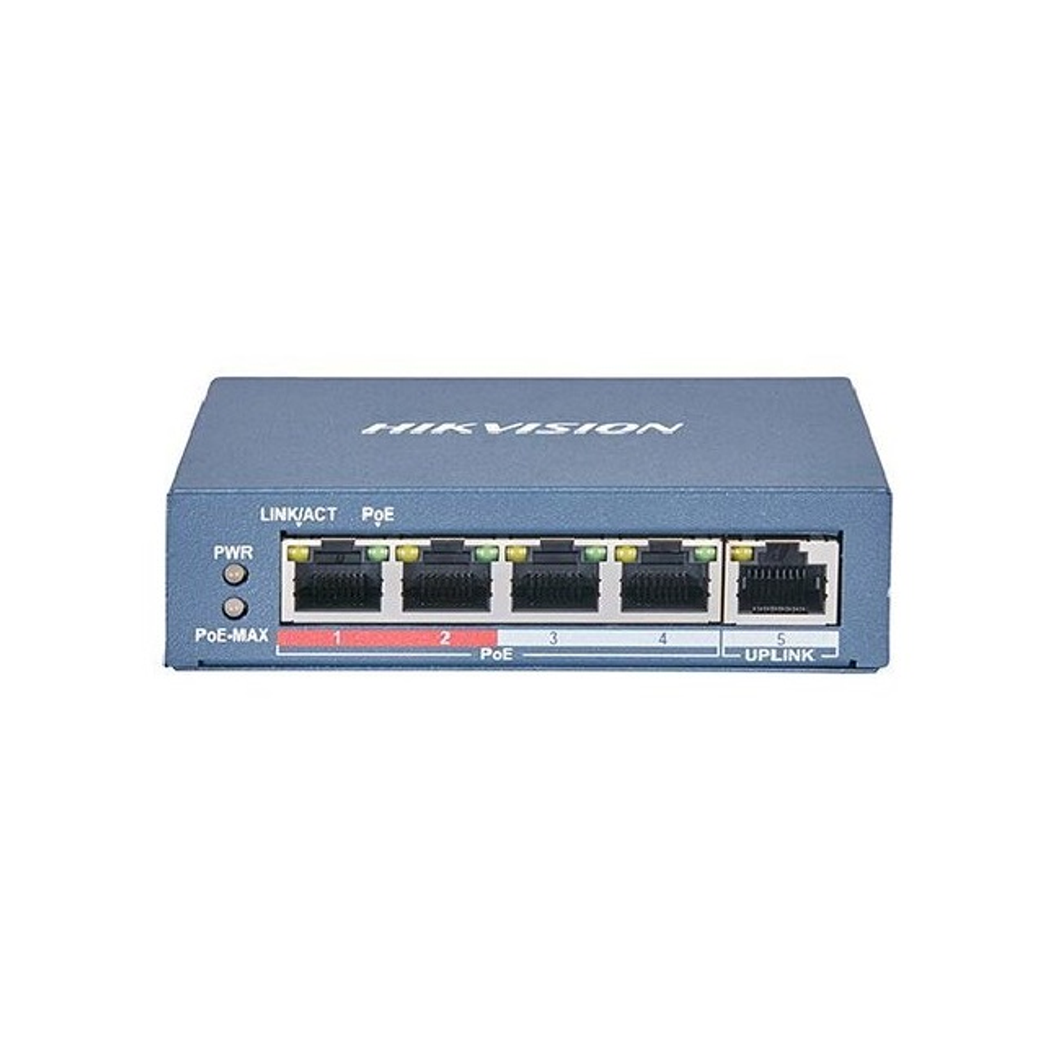 Hikvision Switch POE Inteligente Fast Ethernet de 4 Puertos