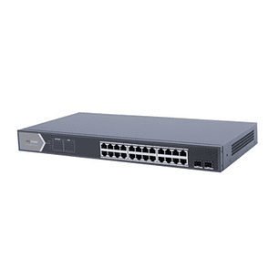 Hikvision DS-3E1526P-EI/M Switch POE Inteligente Gigabit de 24 Puertos