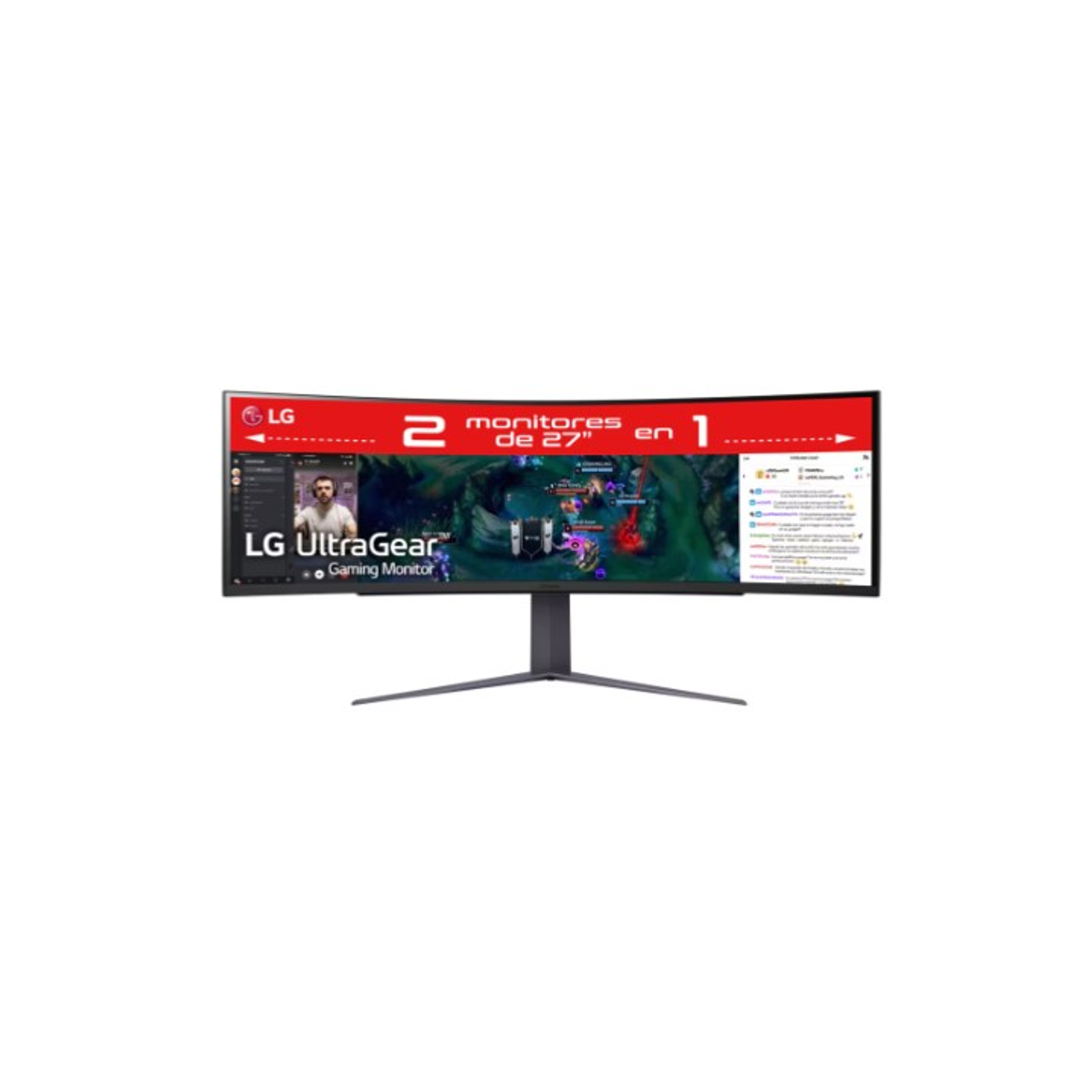 LG UltraGear 49GR85DC-B Monitor Gaming 49