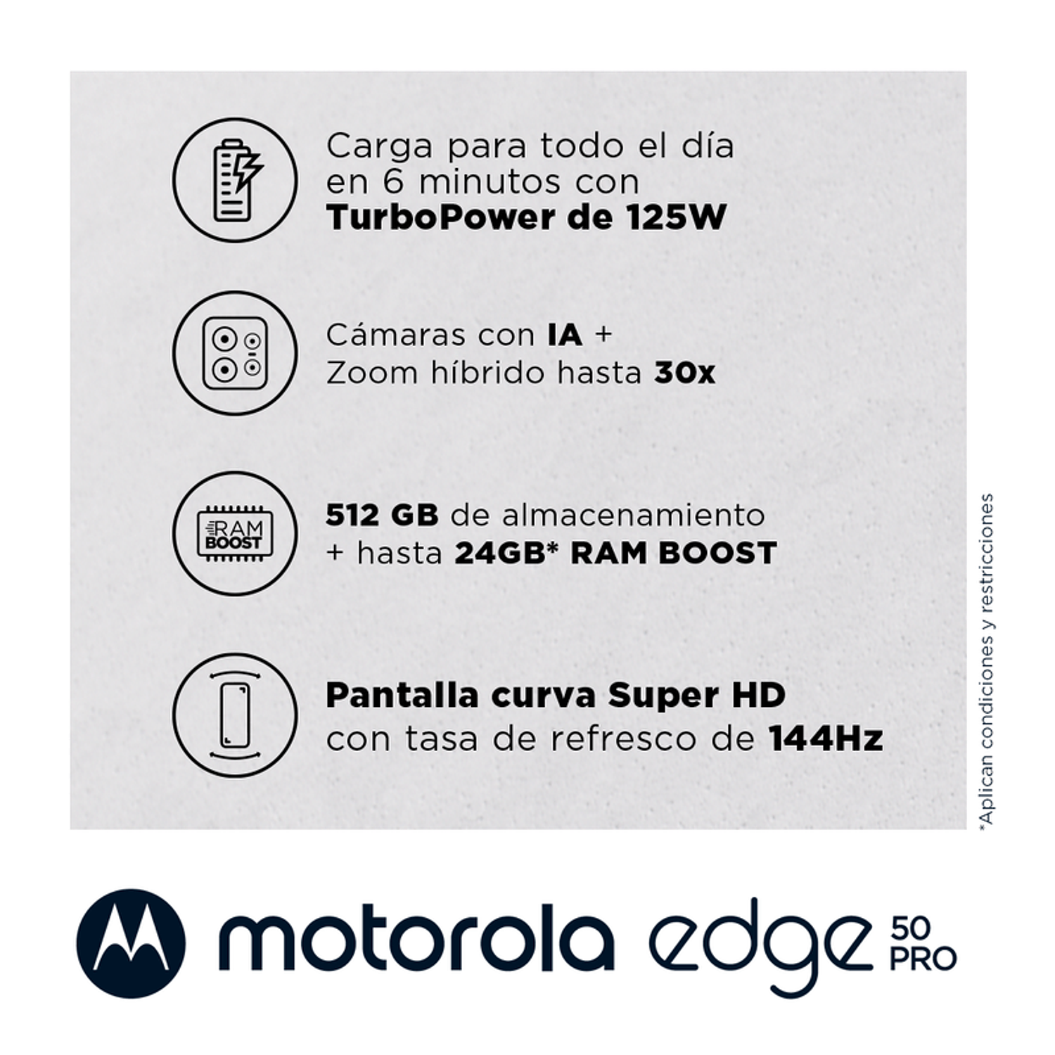 Motorola Edge 50 Pro 12GB+512GB Celular 6.7