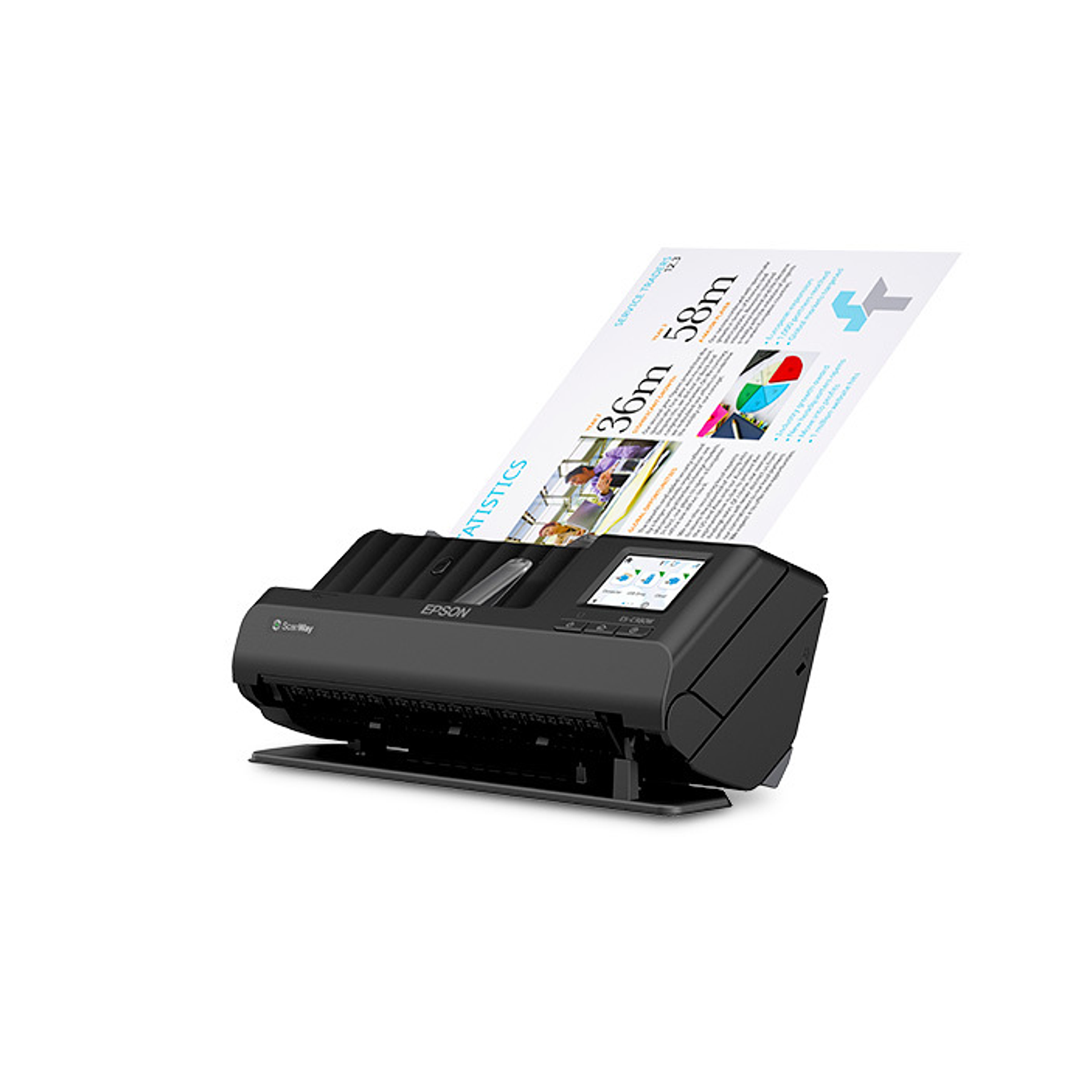 Epson WorkForce ES-C380W Escáner Compacto de Documentos con Pantalla Táctil 5