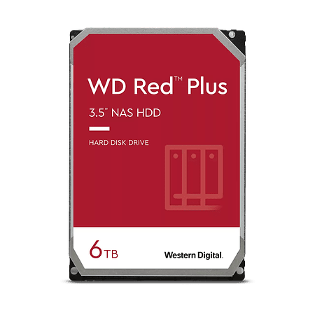 Western Digital Red Plus WD60EFPX Disco Duro 6 TB Interno 3.5" SATA 
