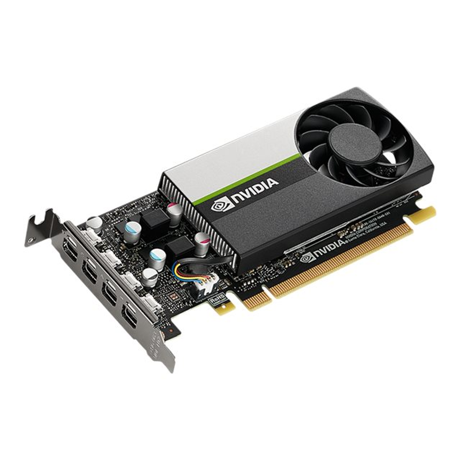 NVIDIA Tarjeta Gráfica T1000 4 GB GDDR6 PCIe 3.0 x16 Perfil Bajo 4 x Mini DisplayPort 5