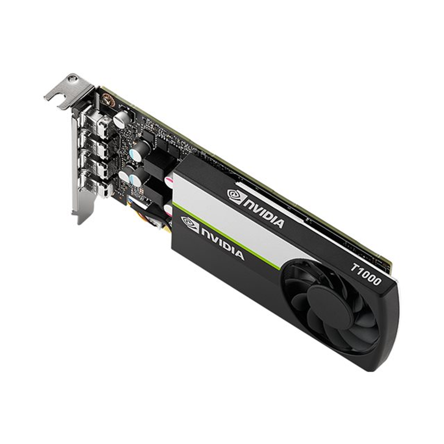 NVIDIA Tarjeta Gráfica T1000 4 GB GDDR6 PCIe 3.0 x16 Perfil Bajo 4 x Mini DisplayPort 6