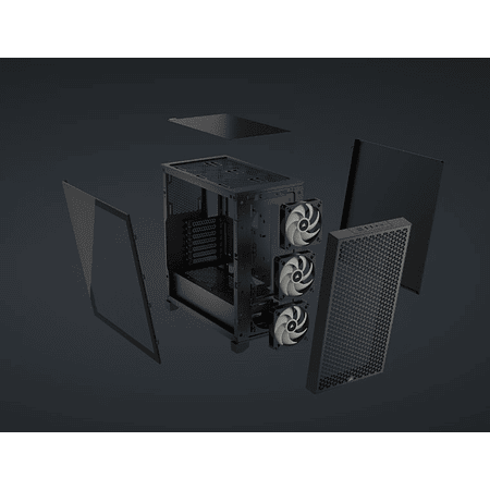 Corsair Memory 3000D RGB AirFlow Gabinete Semitorre Color Negro