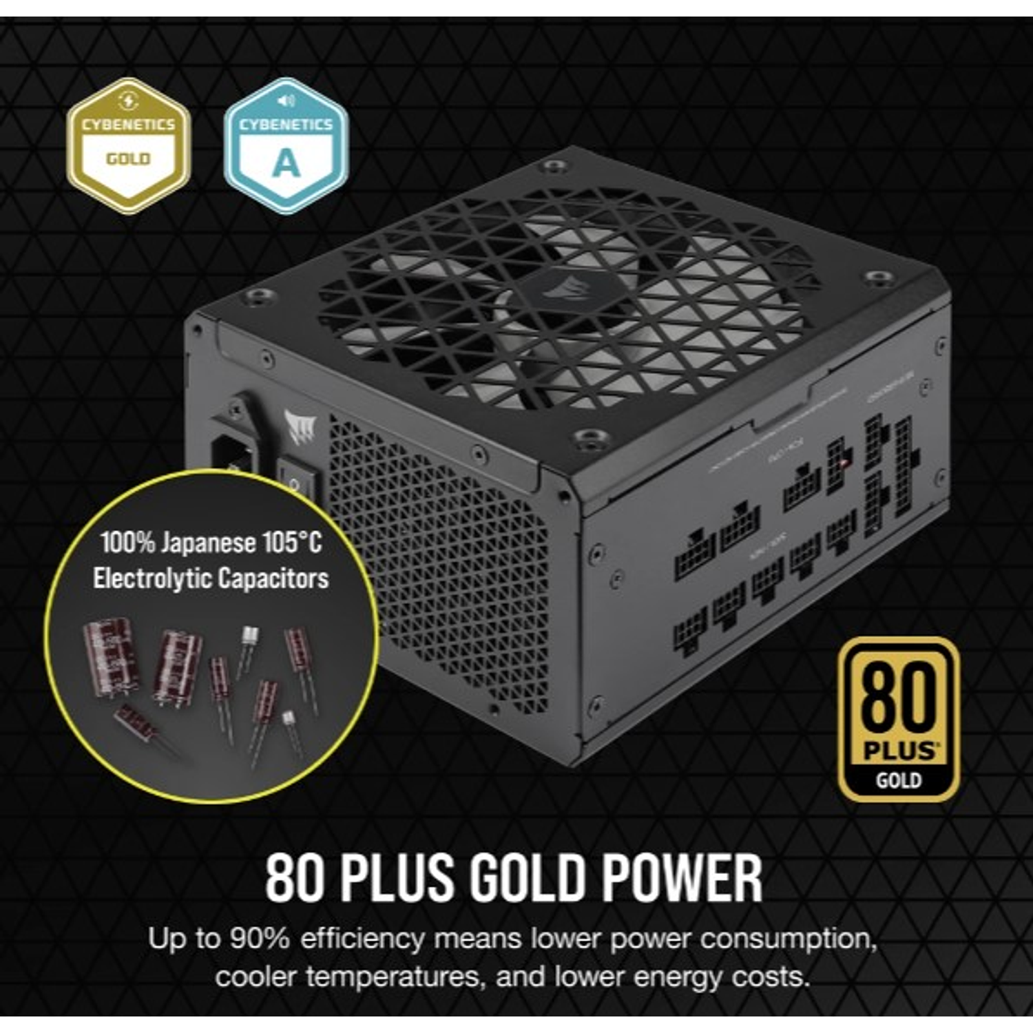 Corsair Fuente de Poder ATX Full Modular RM850x SHIFT 80 Plus Gold 12