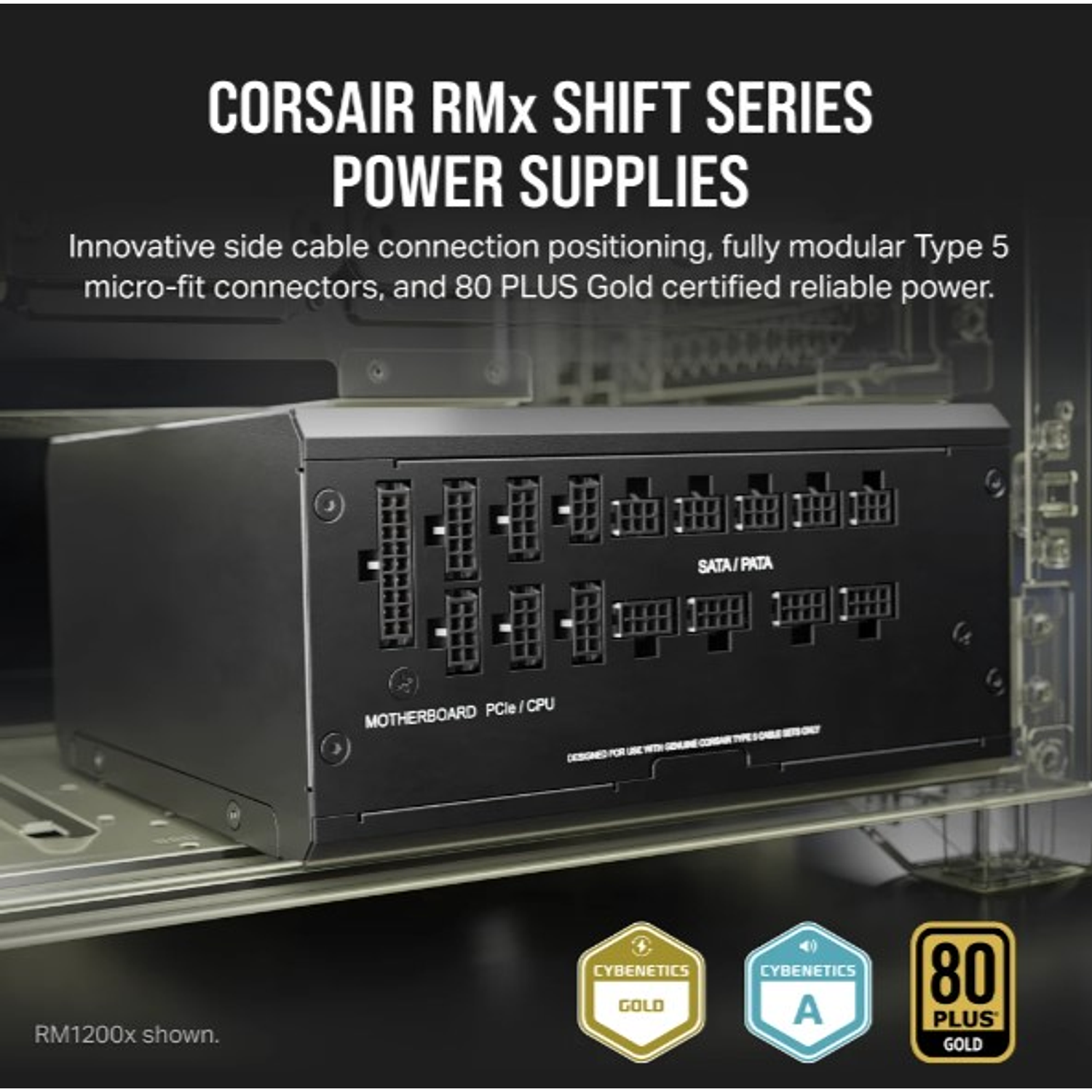 Corsair Fuente de Poder ATX Full Modular RM850x SHIFT 80 Plus Gold 14