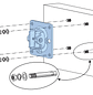 HPE Aruba AP-270-MNT-H2 Kit de Montaje en Pared y Techo para Dispositivos de Red - Miniatura 1