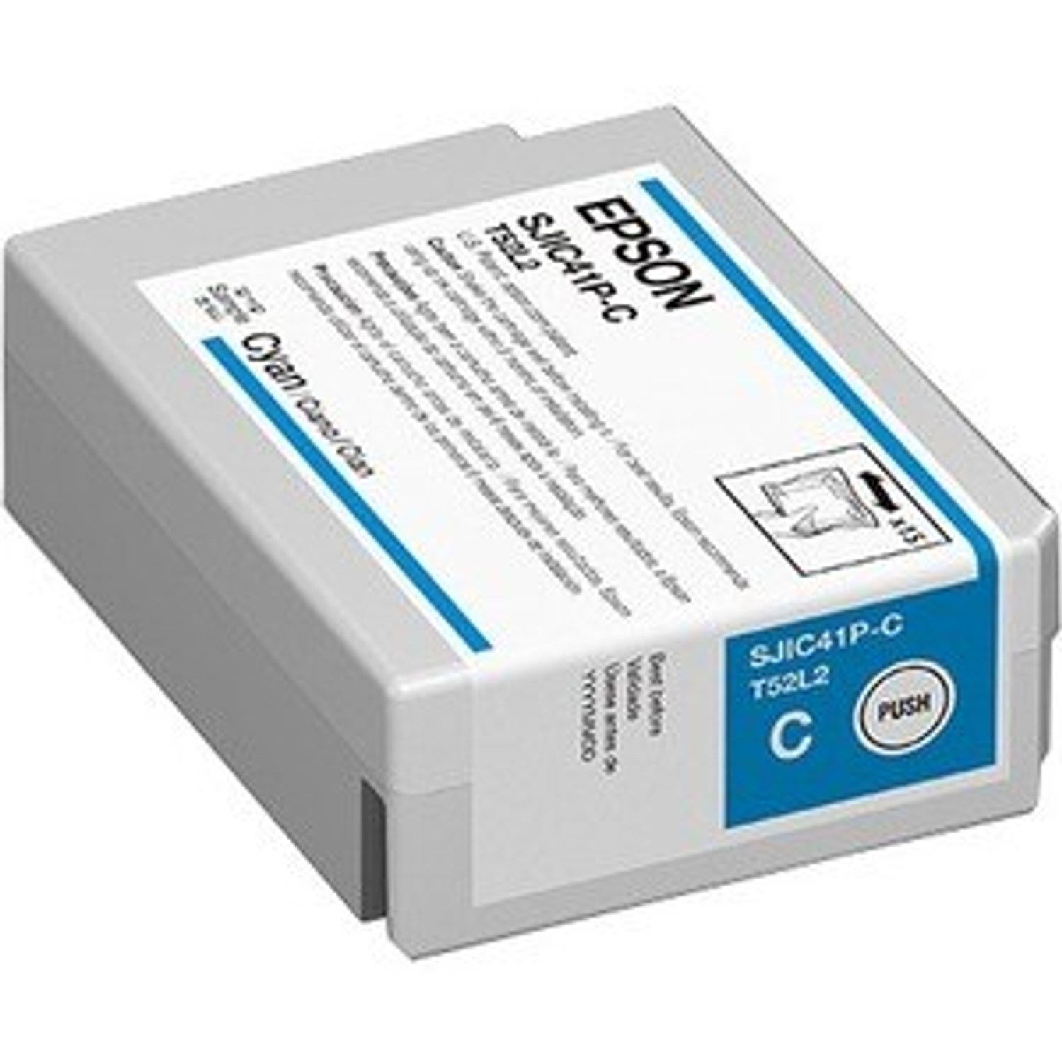 Epson SJIC41P-C Cartucho Tinta Color Cian